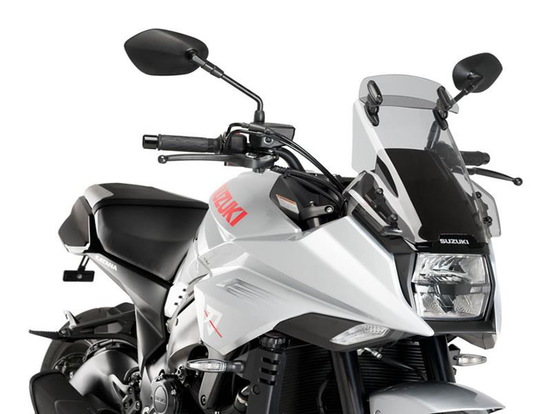 PUIG Touring Screen w/ Extender Light Smoke for Suzuki Katana GSX-S1000 19-25 3638H