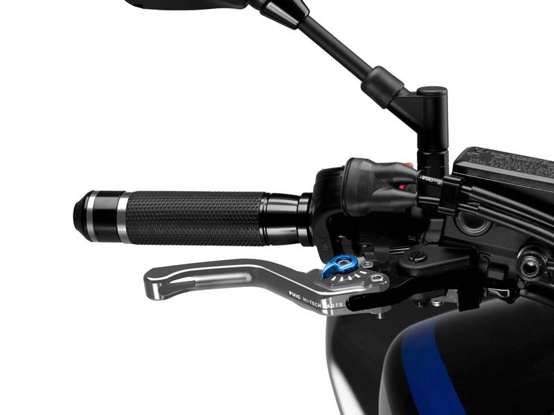 Puig Short V3 Brake (Silver Lever With Blue Selector) Blue 9349N