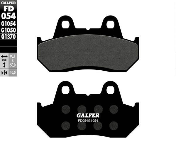 GALFER Brake Pad Street Semi-Sintered Metal FD054G1054