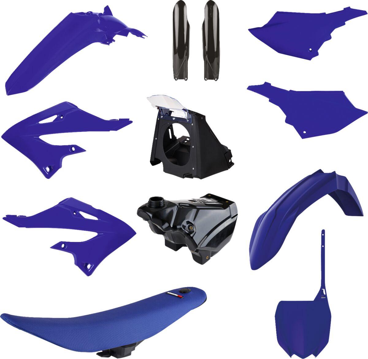 Polisport Restyling Body Kit For Yamaha YZ 125 2002-2021 Black Blue OEM 91571