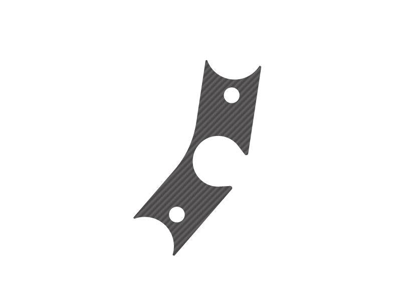 PUIG Xtreme Yoke Protector Carbon Look for Yamaha YZF R6/Race 17-24 9846C