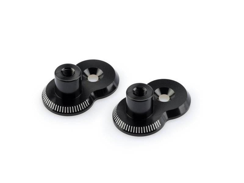 Puig Adjustable Footpegs Relocation Adaptor 20mm Black 4635F