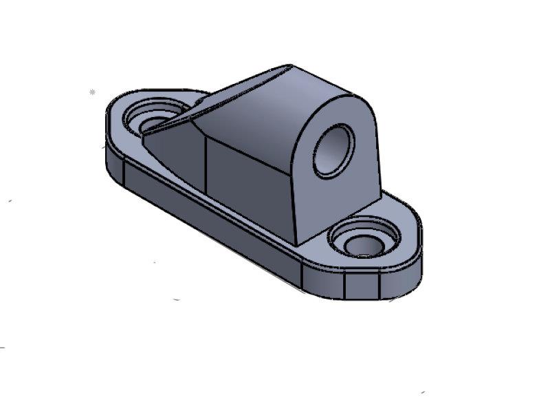 Puig Rearview Mirror Adaptor Black 5645F