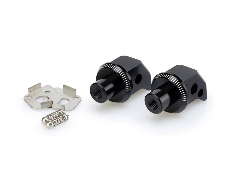 Puig Pillion Footpeg Adaptors Black 7709N