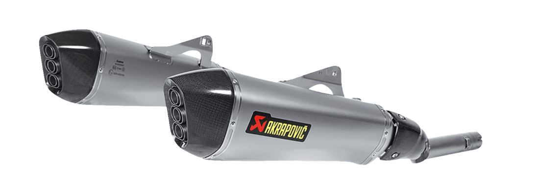 Akrapovic Slip-On Line Mufflers TI/CF For BMW K 1600 GT 11-24 S-B16SO4-HZAAT