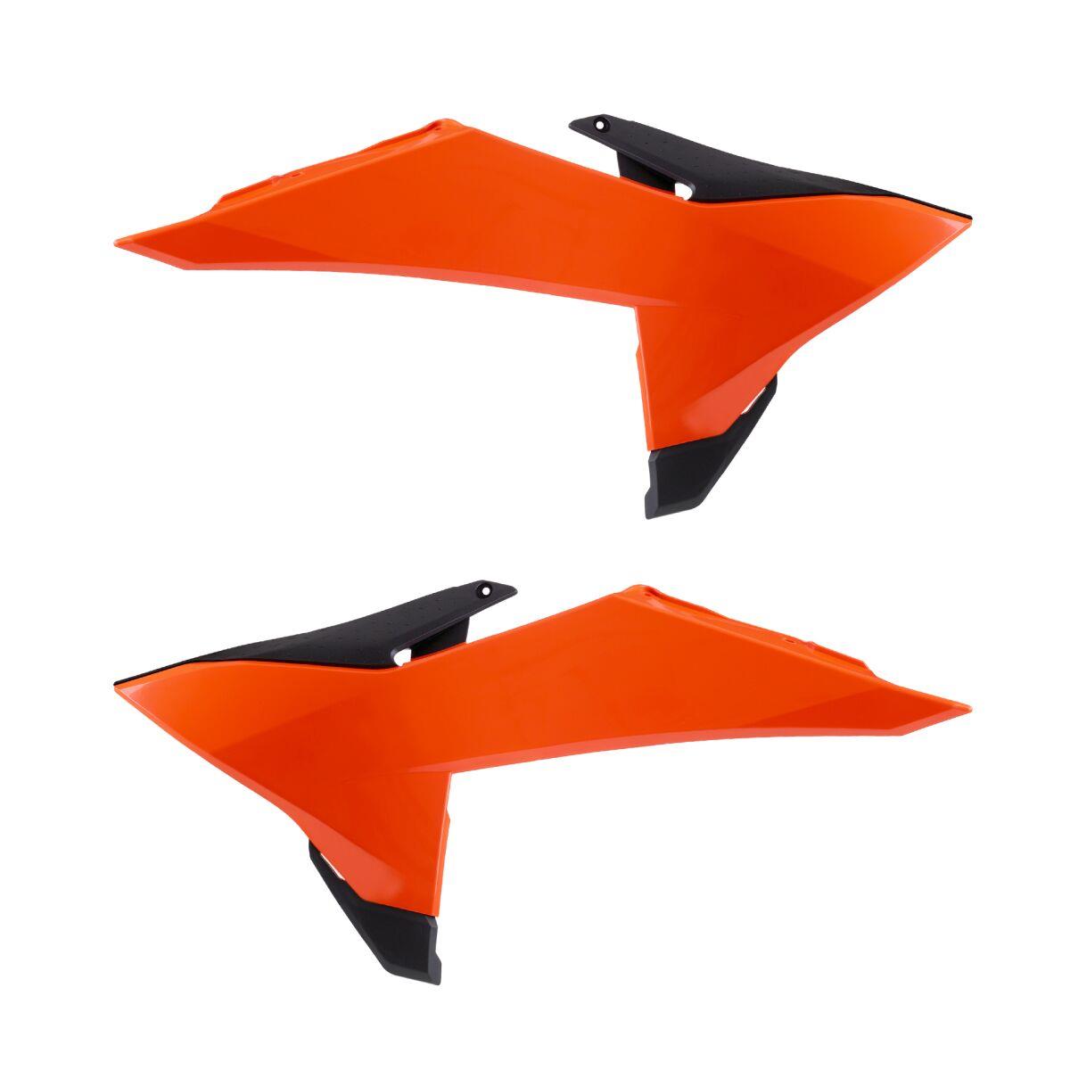 Polisport Radiator Covers For KTM SX 125 2025-2026 Orange/Black 8506100001