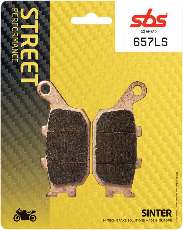 Sbs LS Street Excel Sintered Rear Brake Pads For Honda NT 1100 1991-2024 657LS