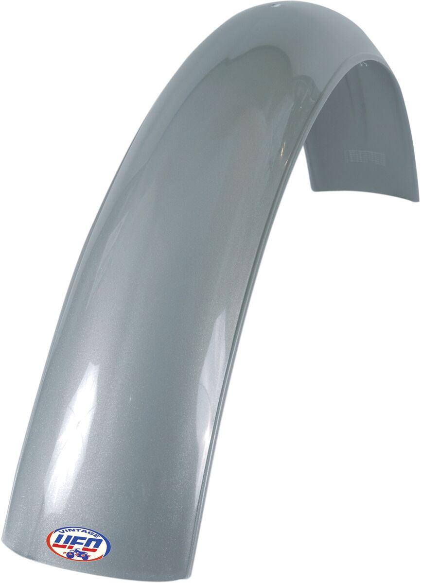 UFO VINTAGE UNI FRONT FENDER MX/ENDURO (60-74) SILVER ME08000S