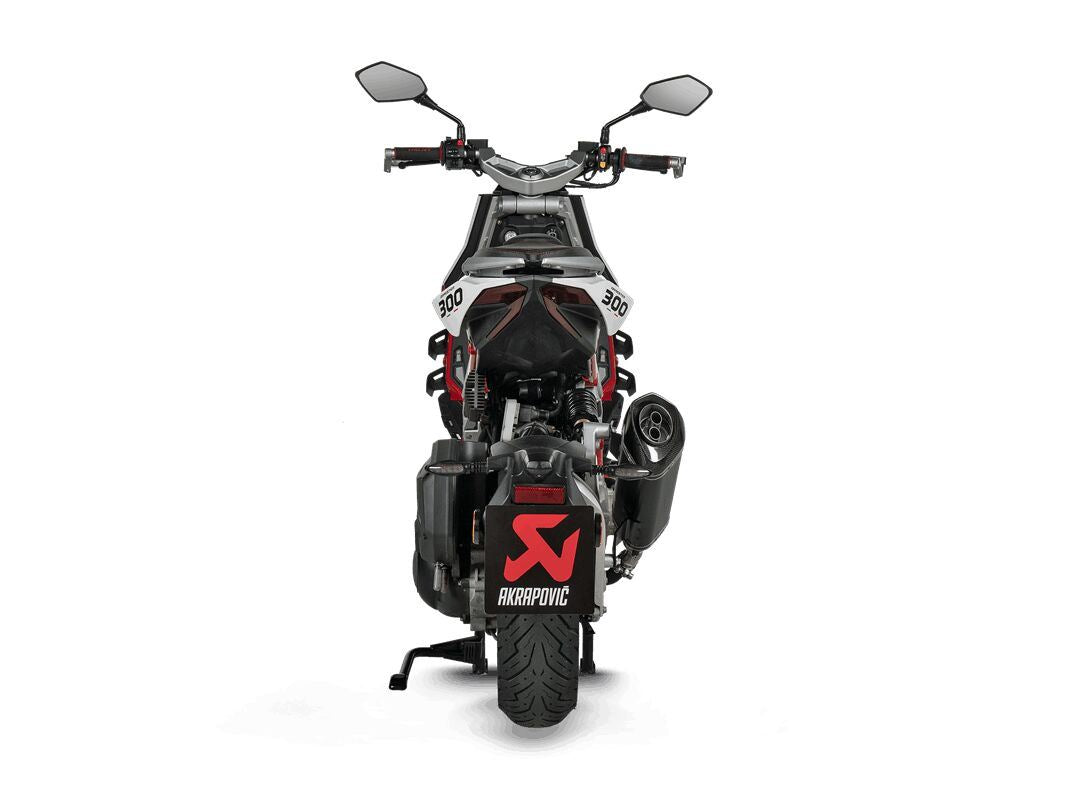 Akrapovic Slip-On Line Muffler Scooter TI For Italjet Dragster 300 2024 S-IT3SO1-HRTBL