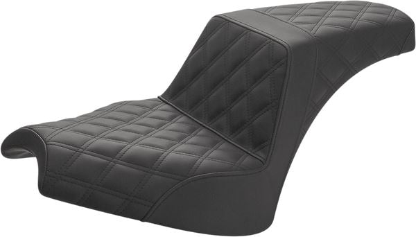 Saddlemen Step Up Lattice Stitched Seat In Black For Indian 2022 (I21-04-175)