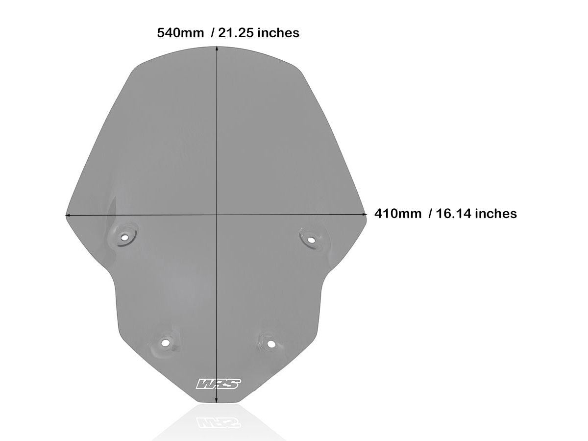 WRS Windscreen Tour Triumph Tiger900 Smoke Tr003f
