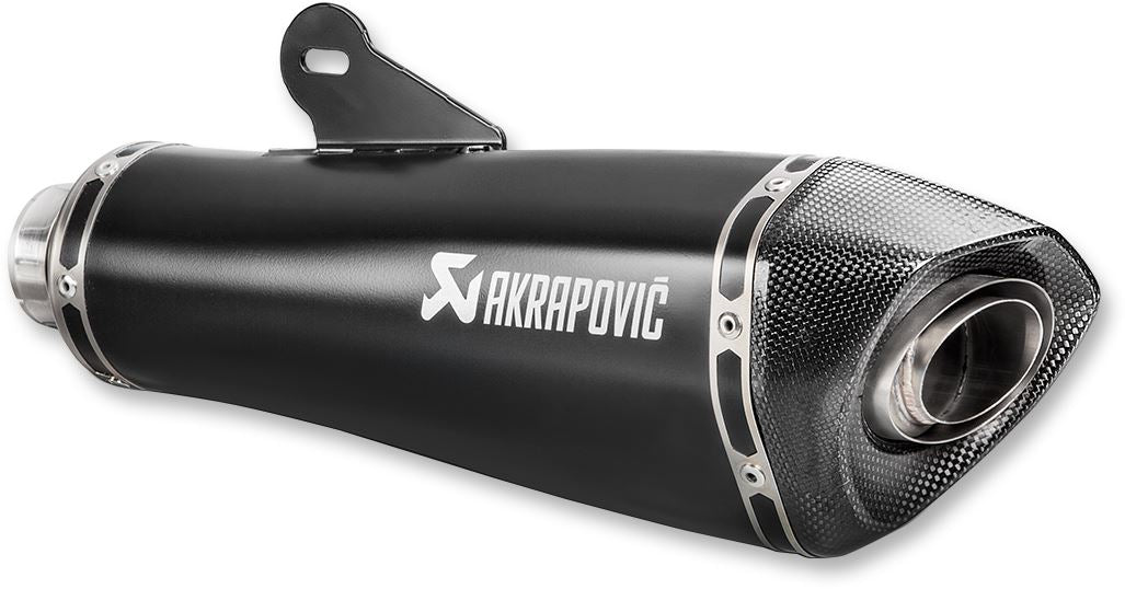 Akrapovic Slip-On Series Muffler TI Black For BMW R NINE T 14-23 S-B12SO17-HBRBL