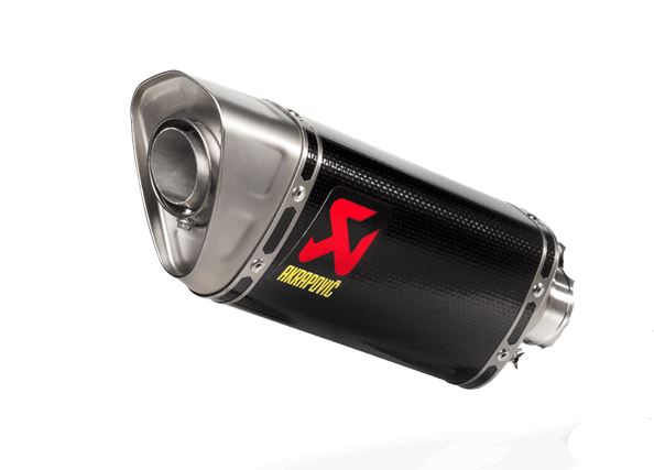 Akrapovic Replacement Exhaust Muffler Black Carbon For Yamaha MT-09 21-24 M-AP01503C