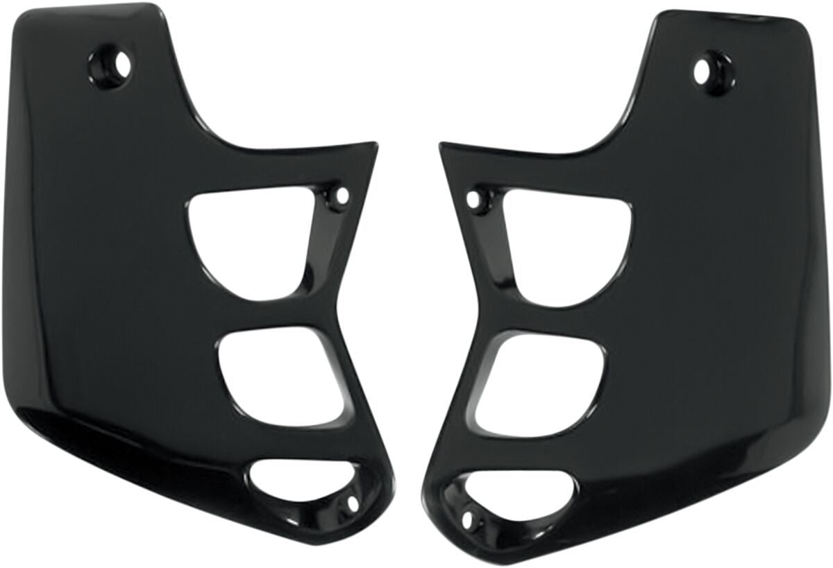 UFO RADIATOR COVERS HONDA CR500 BLACK HO02620-001