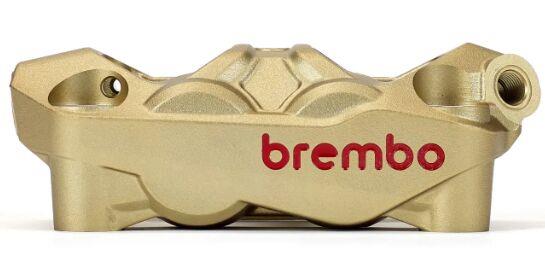 BREMBO HYPURE M4.30 BRAKE CALIPER 100MM FR/L GOLD 920E94035