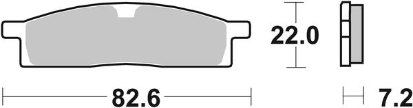 Sbs RSI Offroad Racing Brake Pads For Yamaha TT-R 125 LE 1986-2026 589RSI
