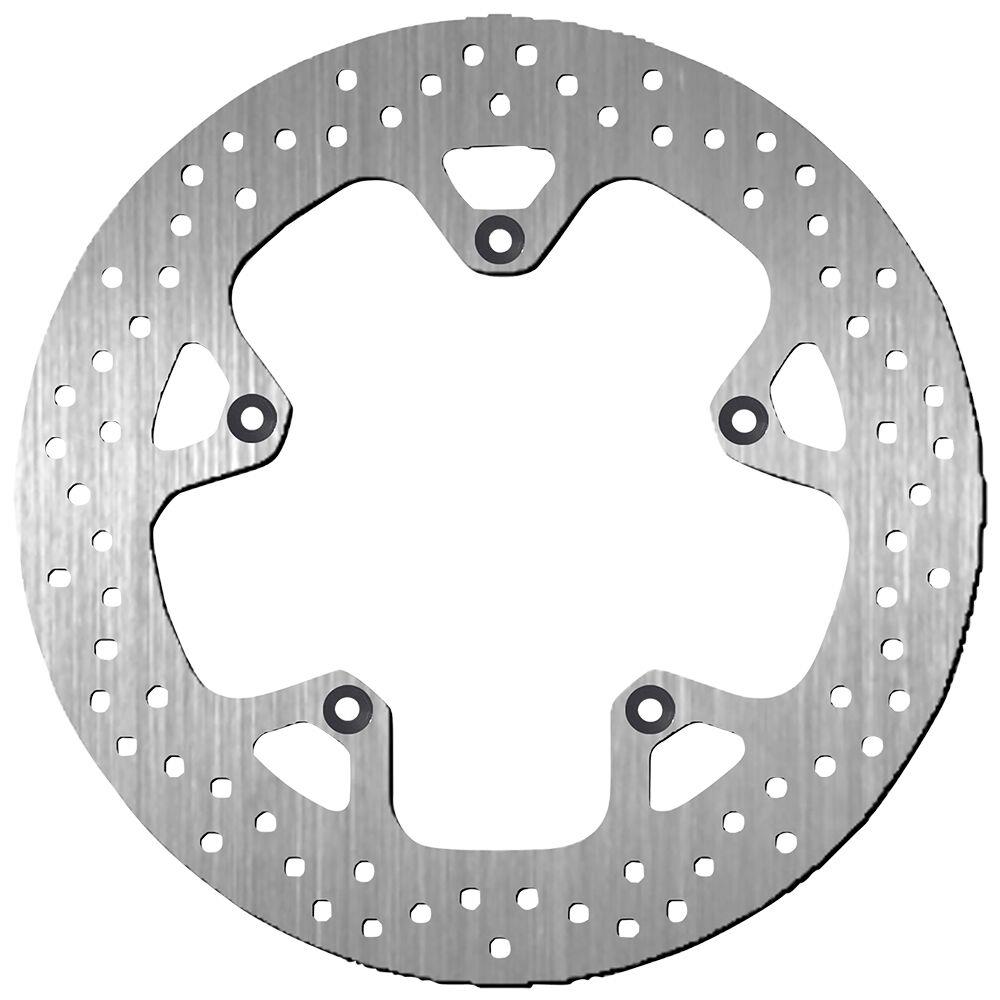 Sbs Brake Rotor Standard Round For Piaggio Beverly 500 2001-2016 Silver 5197