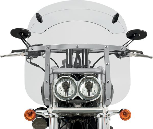 MEMPHIS SHADES Hot Wing Windshield Wind Deflector Gray MEM5805