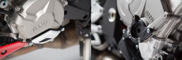 SW MOTECH Engine Case Protector Black/Silver Bmw S1000r/Rr/Xr 14-20 MSS.07.540.10000