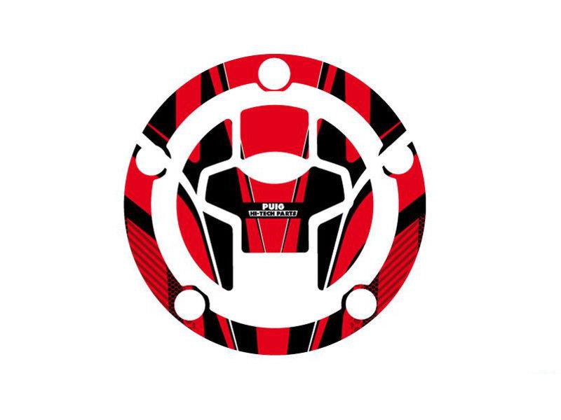 Puig Radikal Fuel Cap Protector Red 4257B