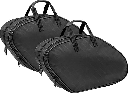 Saddlemen DXT Zipper Saddlebag Liners Black Water Resistant Polyester L EX000968I
