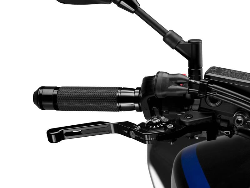 Puig Extendable Folding V3 Brake (Black Extender With Blue Selector) Black 20629H