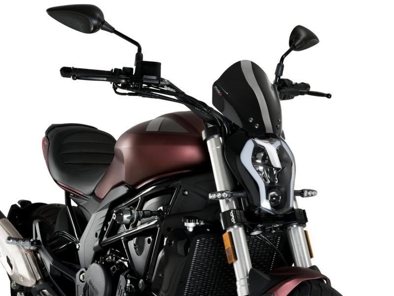 PUIG New Generation Sport Screen Black for Benelli 502 Cruiser 19-25 3690N