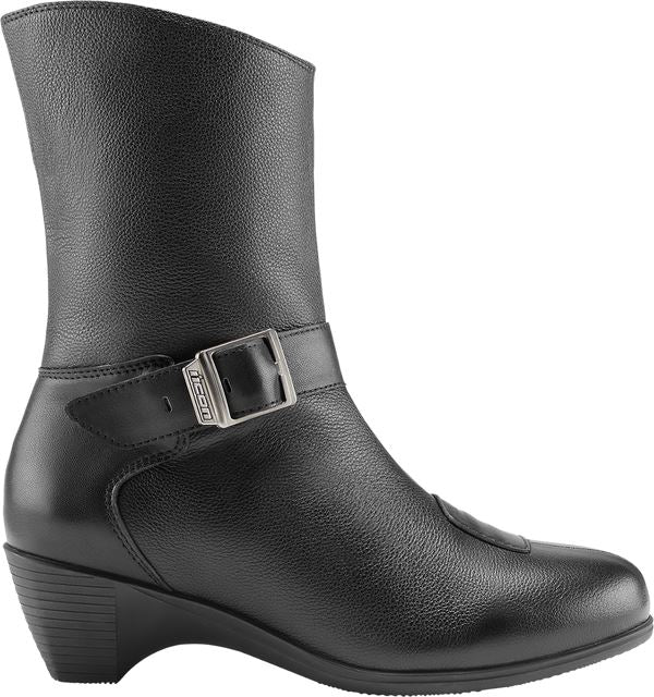 ICON Women's Tuscadero™ Motorcycle Boots Black 2023 Model