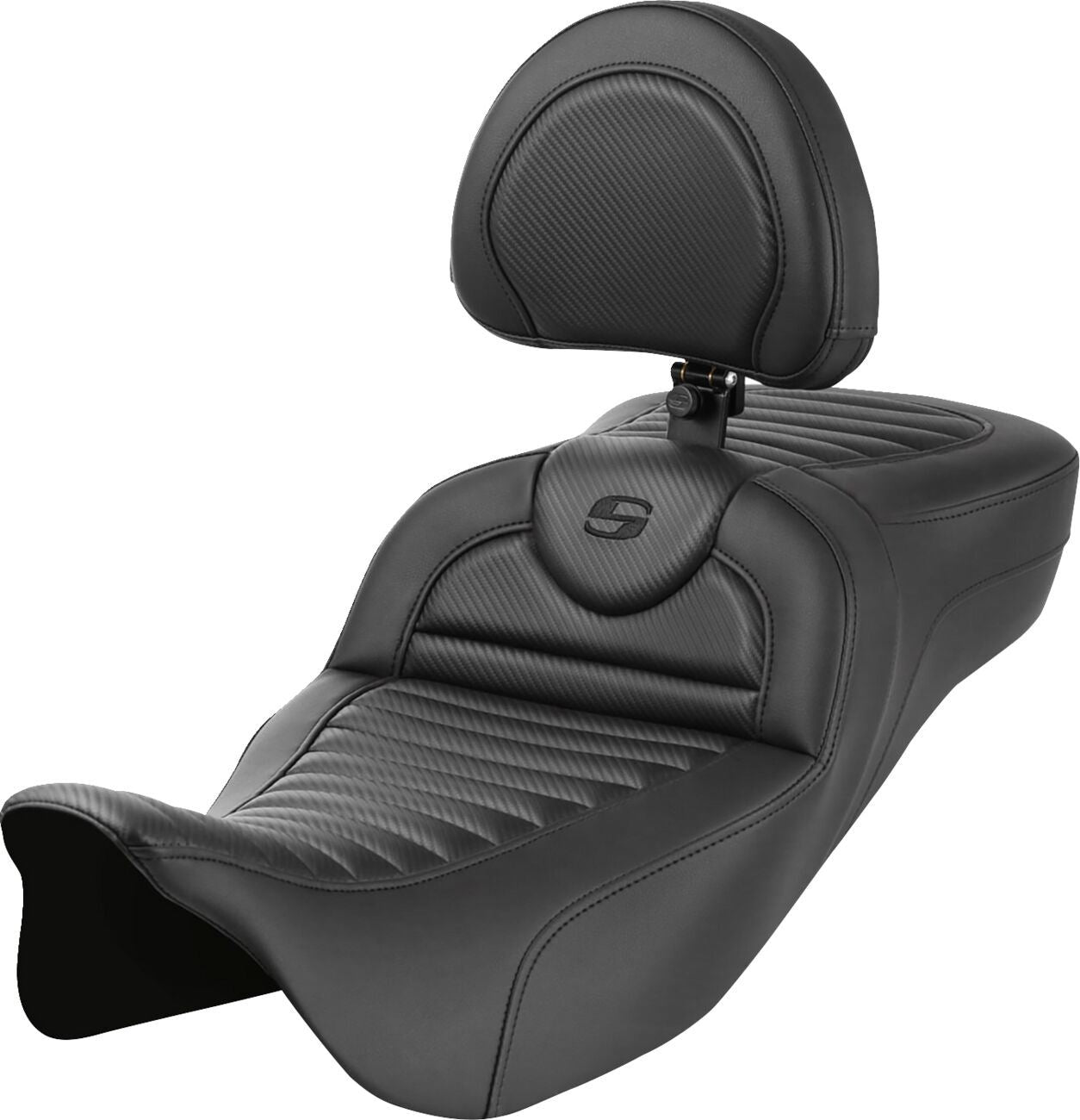 Saddlemen Roadsofa Seat With Headrest For HD FLHXS 1868 08-23 808-07B-205B0