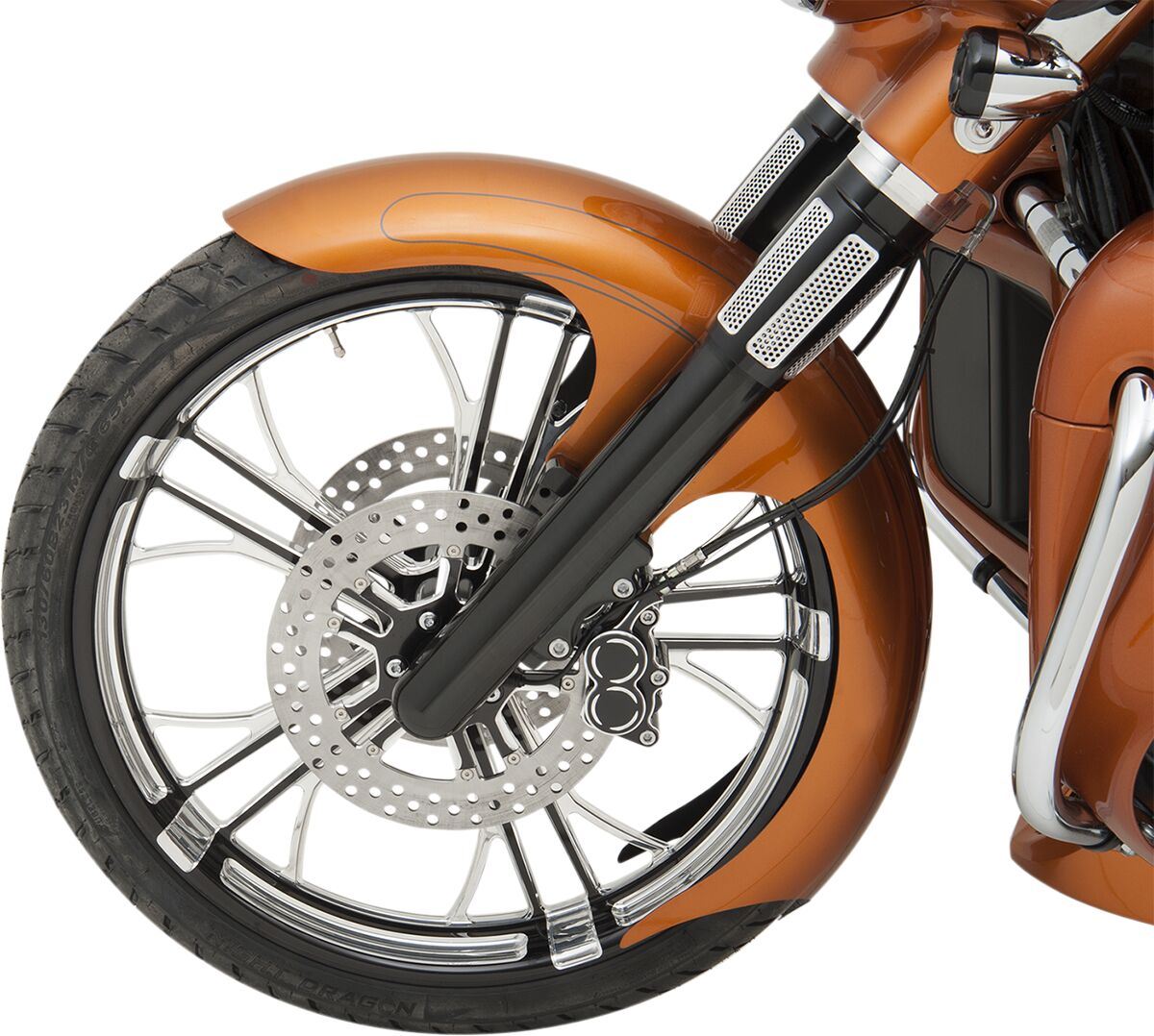 Paul Yaffe Talon Front Fender for Harley FLHR 1690 2012-2013 PYO:TALON23-13E-S