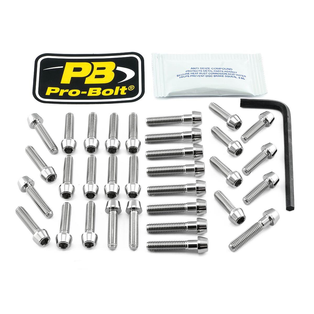Pro Bolt Stainless Steel Engine Bolt Kit For Yamaha YZF-R6 600 17-26 EYA660SS