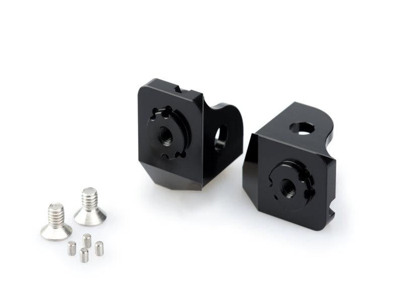 Puig Adjustable Footpeg Adaptors Black 5994F