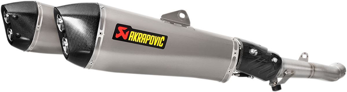 Akrapovic Slip-On Line Muffler TI/CF For Kawasaki ZX-14 R 1400 12-24 S-K14SO6-HZAAT