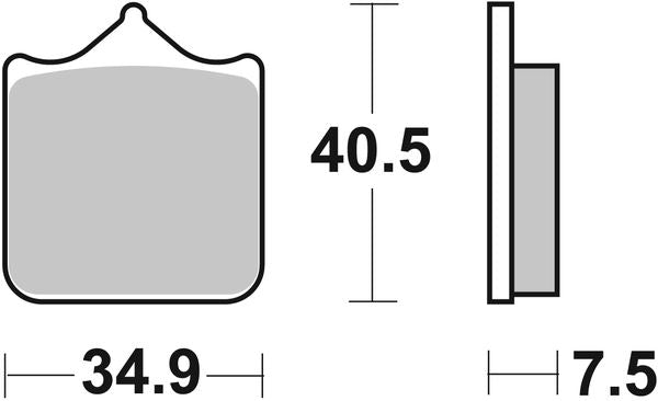 Sbs DC Racing Dual Carbon Brake Pads For Benelli Leoncino 500 2001-2019 762DC