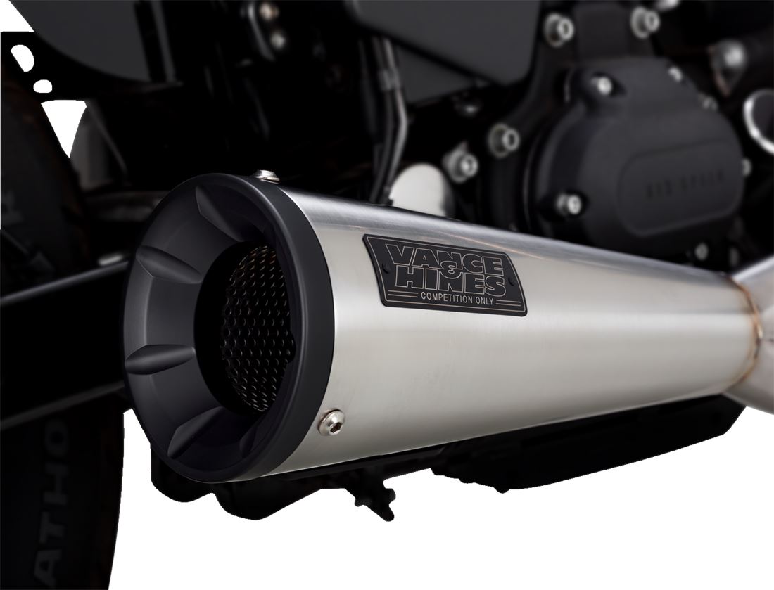 Vance & Hines 2-into-1 Upsweep Exhaust System For HD FXDF 1690 91-17 27325