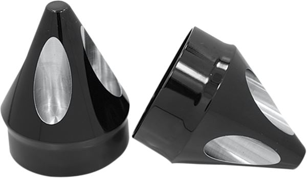 Avon Grips Front Axle Nut Cover For Harley FLHRXS 1868 2007-2024 AXL-SPK-ANO