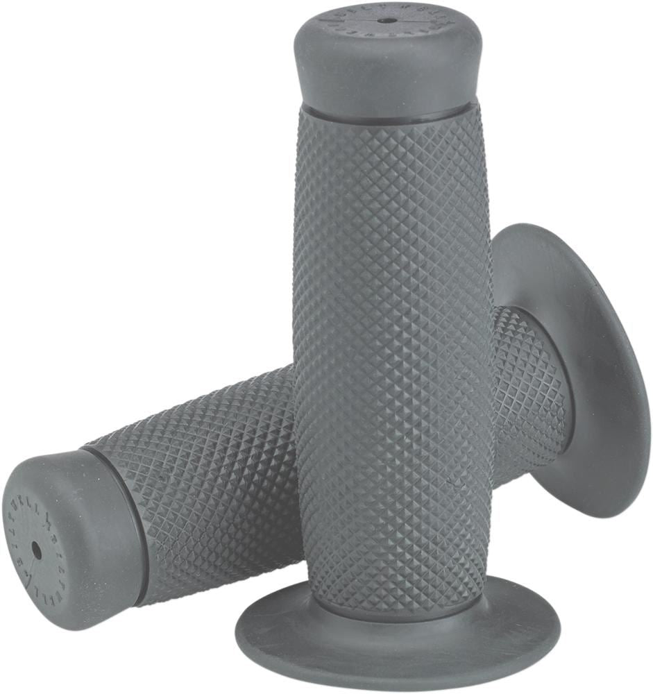 Biltwell Renegade 1″ Grips Kraton Rubber Grey To Fit Harley V-Twin