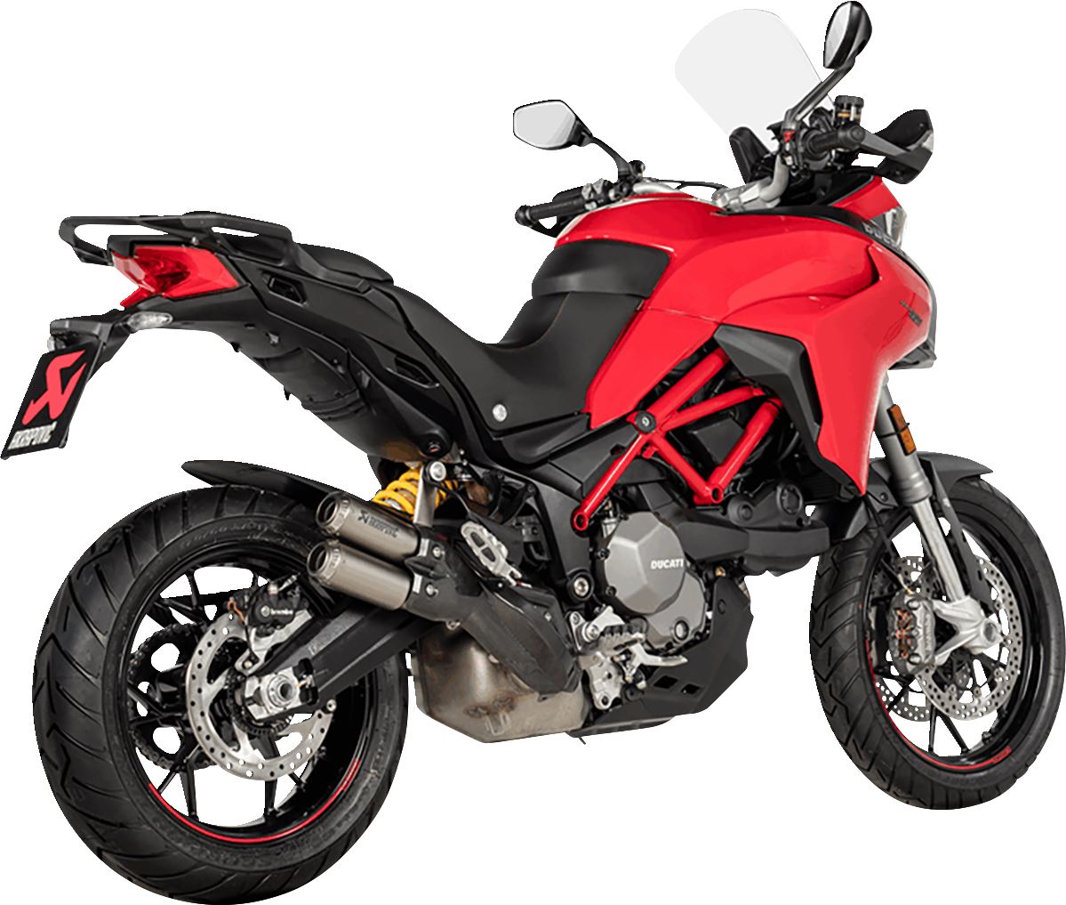 Akrapovic Slip-On Line Muffler TI For Ducati Multistrada V2 950 21-24 S-D9SO18-HIFFT