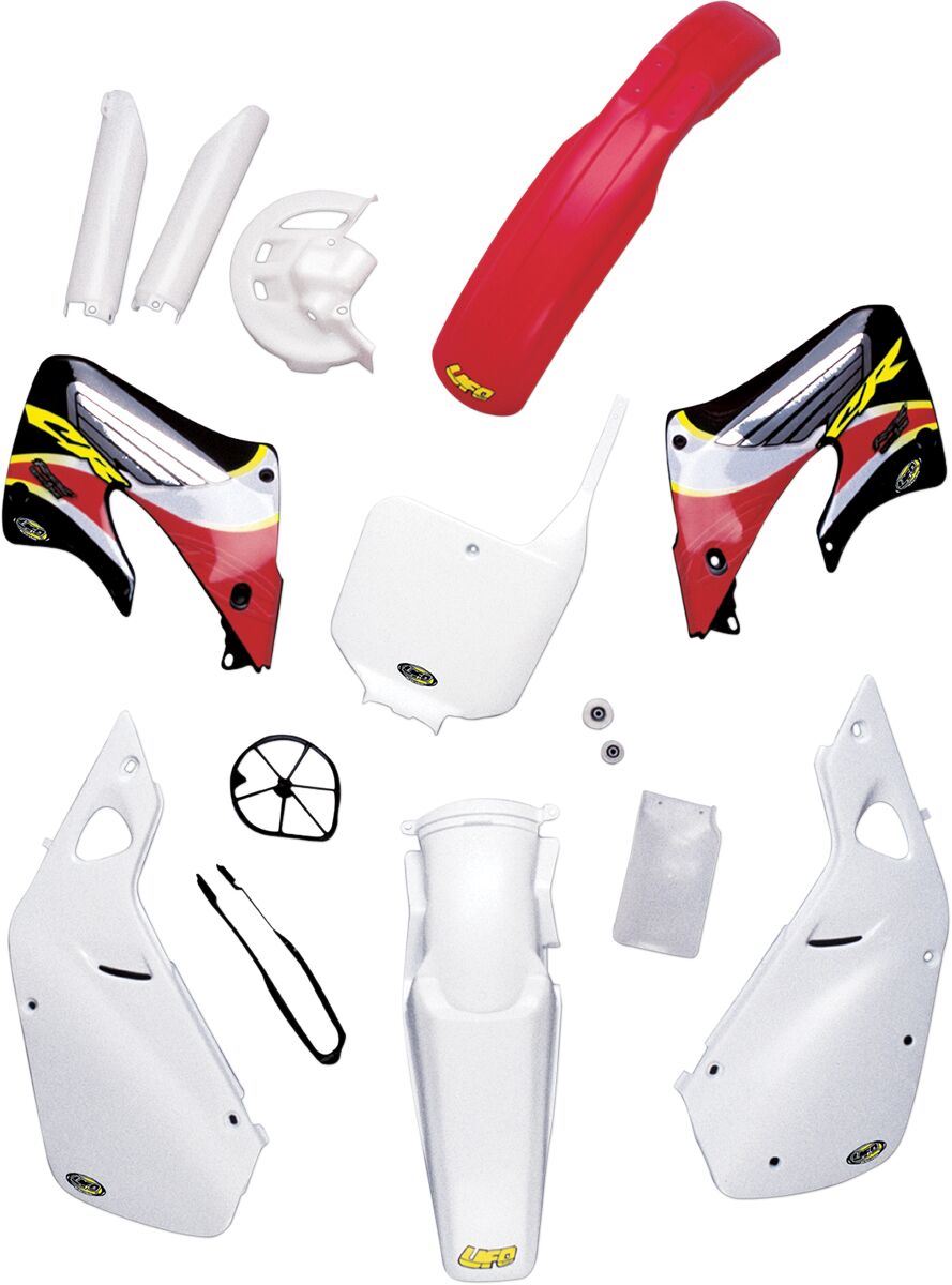 UFO FRONT FENDER HONDA CR125/250/500 WHITE HO02600-041