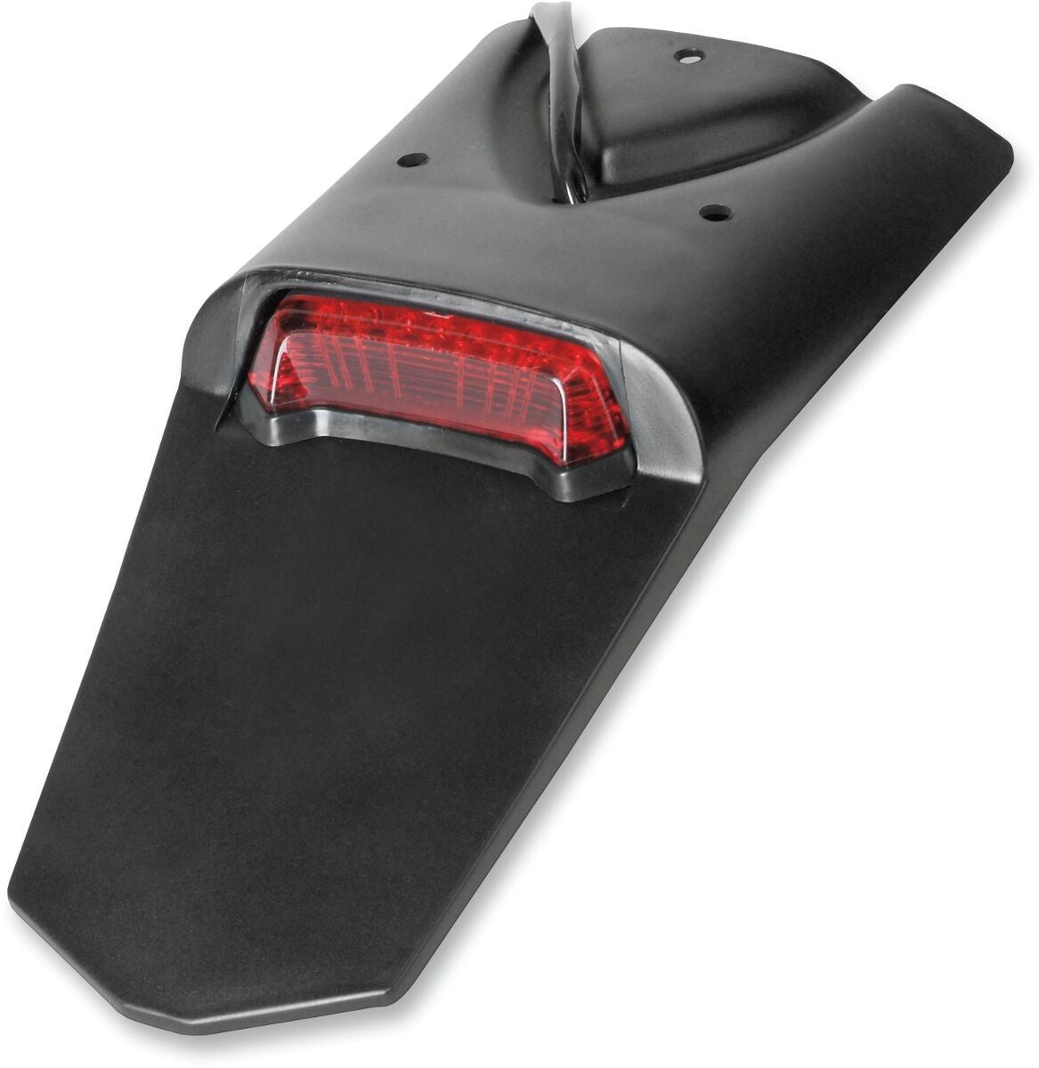 UFO PHANTOM LICENSE PLATE HOLDER W/ LED-TAILLIGHT (E11 & DOT) BLACK PP01218-001