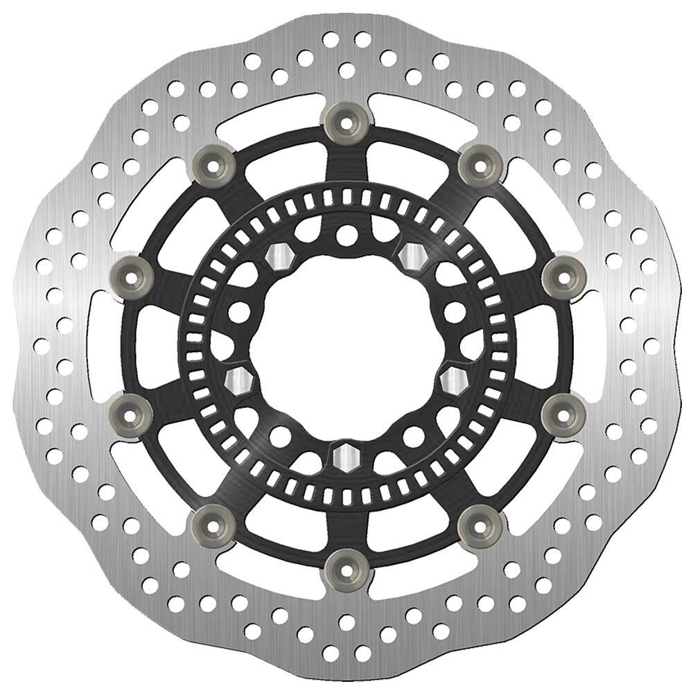 Sbs Stainless Steel Brake Rotor For Kawasaki EN 650 2017-2020 Black, Silver 5331