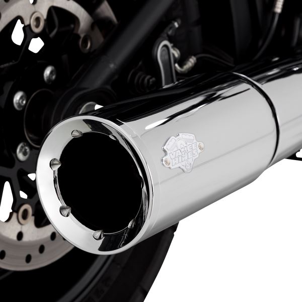 Vance & Hines Pro Pipe 2-into-1 Exhaust System Chrome For HD FXLRS 1923 18-24 17387