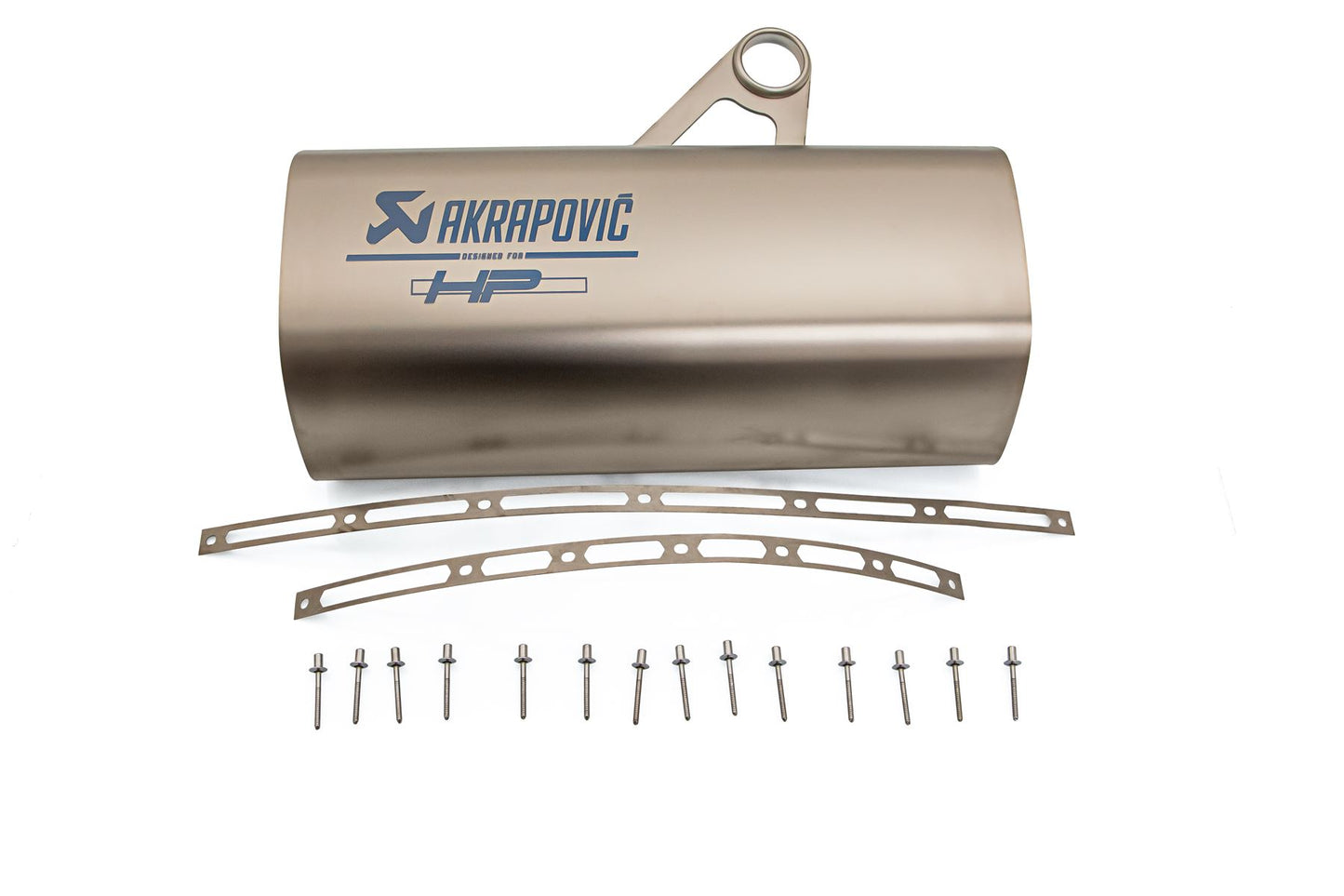Akrapovic Muffler Sleeve Kit TI Silver For BMW R 1200 GS 13-18 P-RKS484BO380B