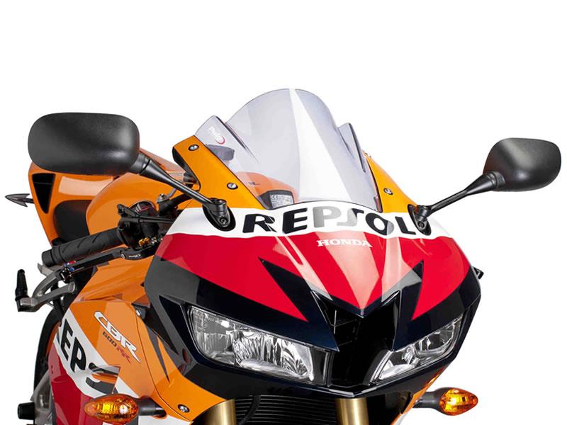 PUIG Z-Racing Screen Black for Honda CBR600 RR 13-16 6478N