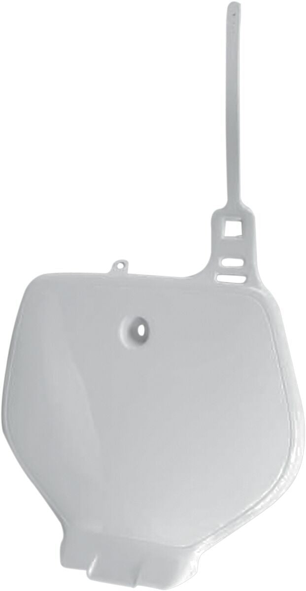 UFO FRONT NUMBER PLATE YAMAHA YZ/YZF/WRF WHITE YA02853-046