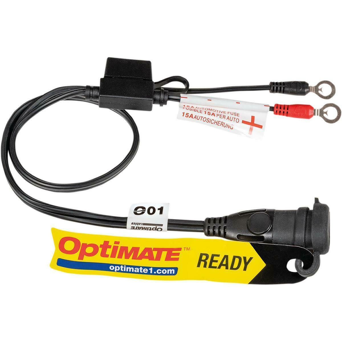 SAE71 OptiMate Weatherproof Waterproof 12V Permanent Lead O1