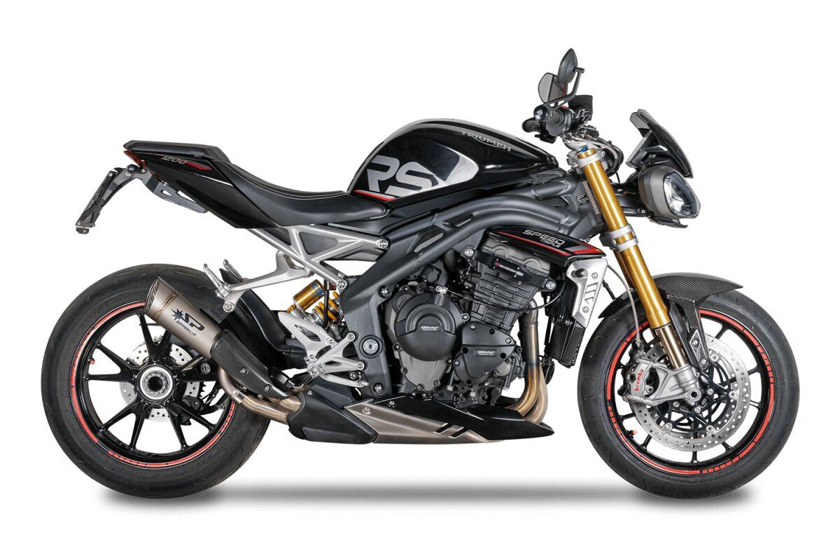 Spark GRID-O Slip-On Muffler For Triumph Speed Triple 1200 RR 21-24 GTR0105TOM