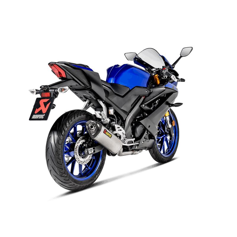 Akrapovic Racing Line Full Exhaust System Street Black TI For Yamaha MT-125 19-20 S-Y125R6-HZT