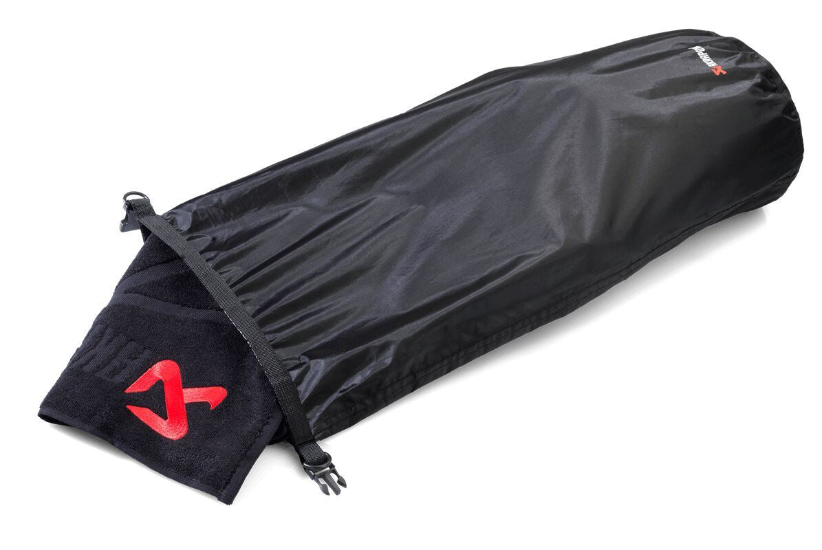Akrapovic Towel Set Cotton Black Red 802310