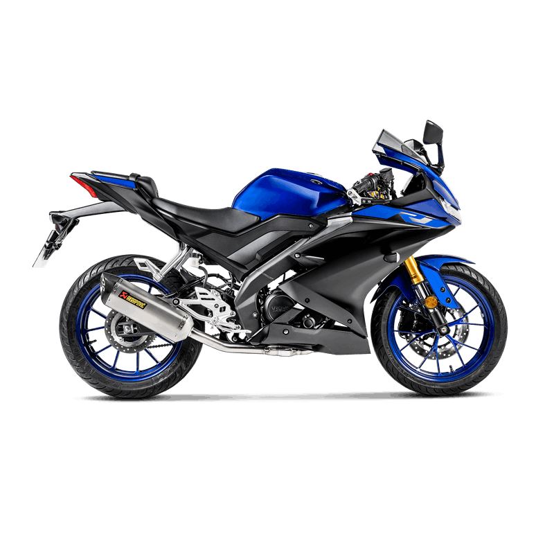 Akrapovic Racing Line Full Exhaust System Street Black TI For Yamaha MT-125 19-20 S-Y125R6-HZT